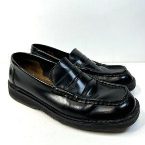 Tommy Hilfiger Penny Loafers Shoes Mens Size US 9 Black Patent Leather Slip On